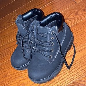 Black Waterproof Toddler Boots